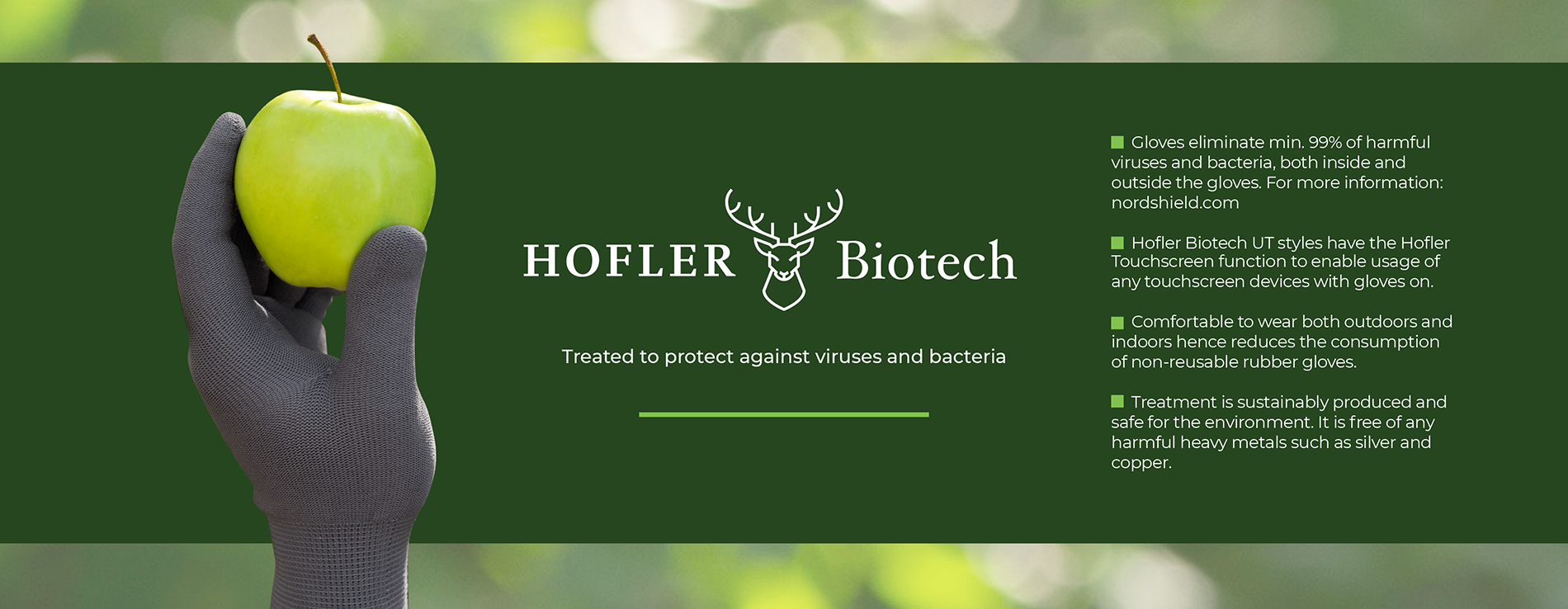Gants Froid Hiver Antivirus & Anti-bactériens Homme - Gants Noir Hofler  Biotech