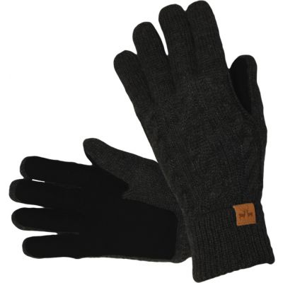Hofler Fashion Knitted Glove. 50% wool 50% acrylic.