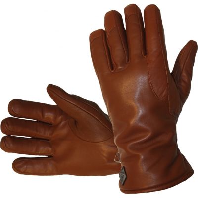 Hofler Waterproof Primaloft Leather Glove.Soft wool-mix lining (50% wool, 50% acrylic).