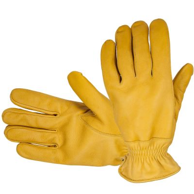 Hofler Deer SuperFit  Leather Glove. Hofler US A grade deer leather. Soft microfleece lining