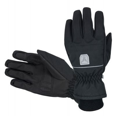 Hofler Primaloft Glove . Waterproof and breathable shell material. Primaloft insulation. PU-grip palm with Hofler Touchscreen index finger. Warm fleece lining. Inner ribbed cuff for comfort. Reflective details. Waterproof and breathable glove inse
